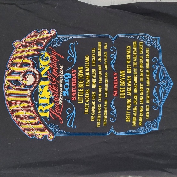 Hometown Rising Country Music Festival 2019 Louisville Kentucky Graphic Tshirt S - Picture 9 of 17